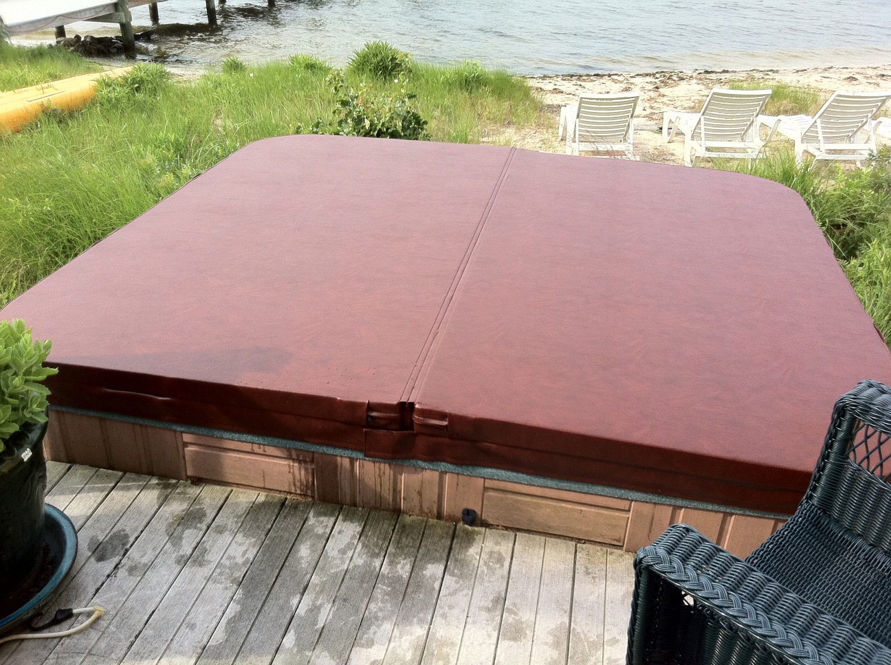 Hot tub covers