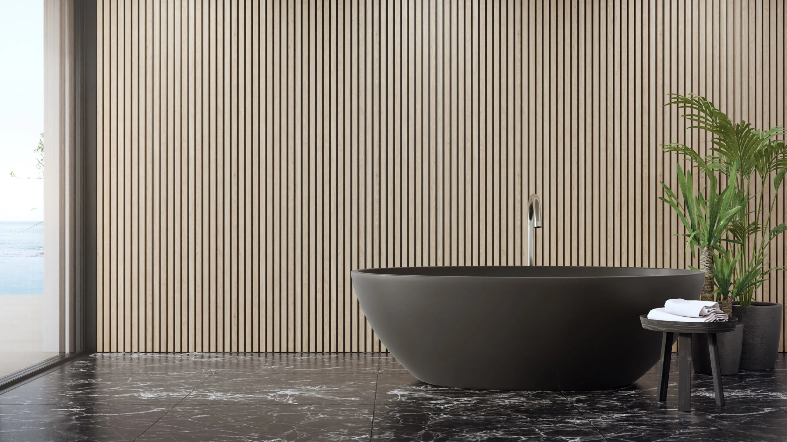 Wood Veneer Hub | Stunning Slat Panels for Any Space