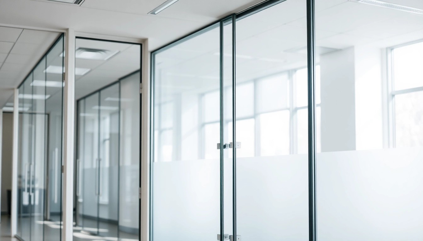 Movable Glass Partitions with Stunning Transparency