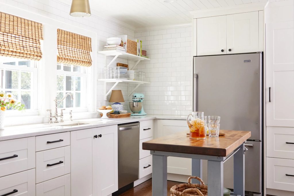 White oak cabinet