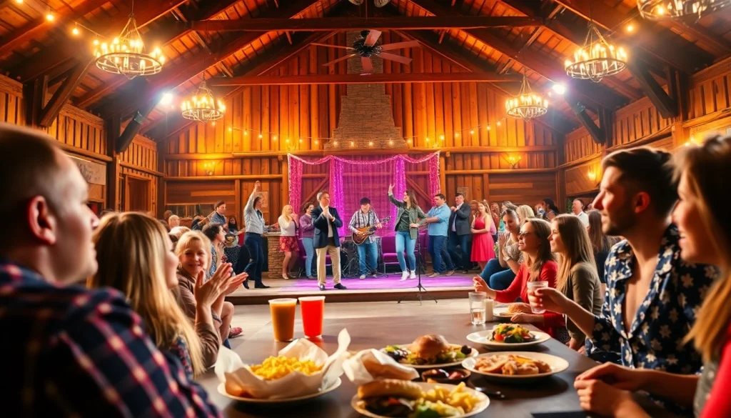 Firelight Barn BBQ Lunch with Country Music Entertainment